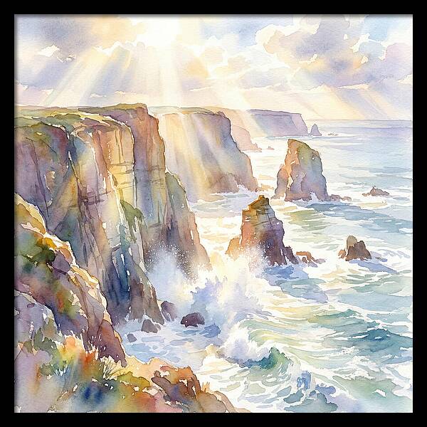 Cliffs By The Coastline