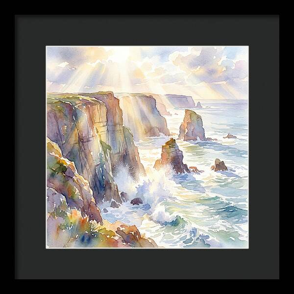 Cliffs By The Coastline