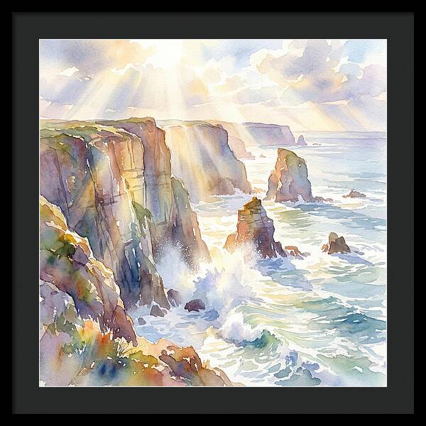 Cliffs By The Coastline
