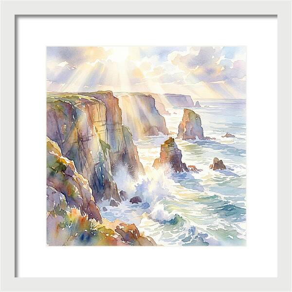 Cliffs By The Coastline