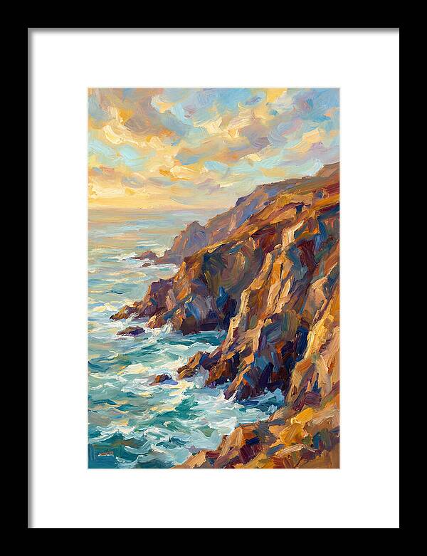 Cliffs Embraced By Twilight