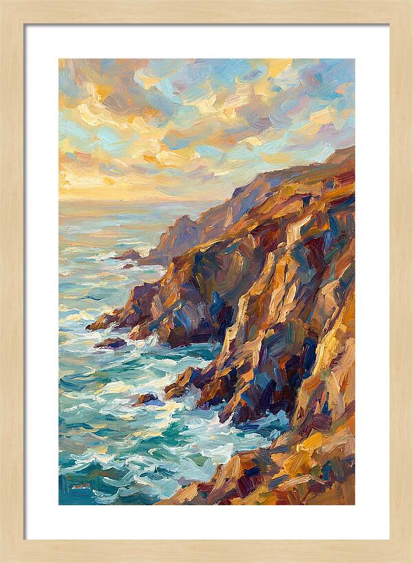 Cliffs Embraced By Twilight