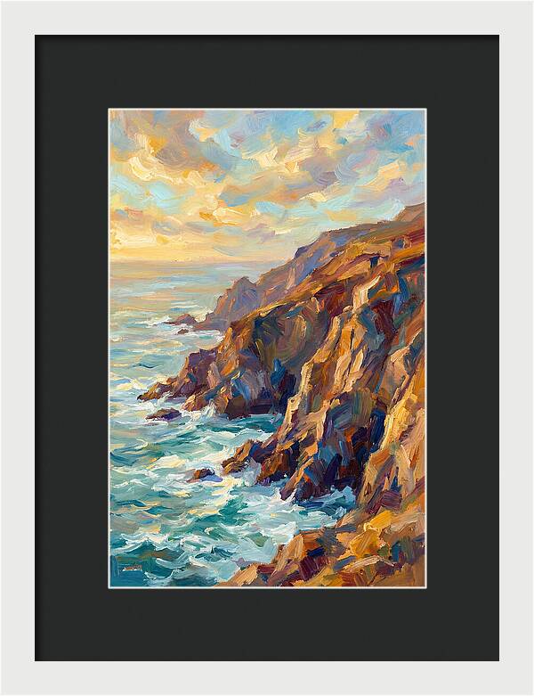 Cliffs Embraced By Twilight