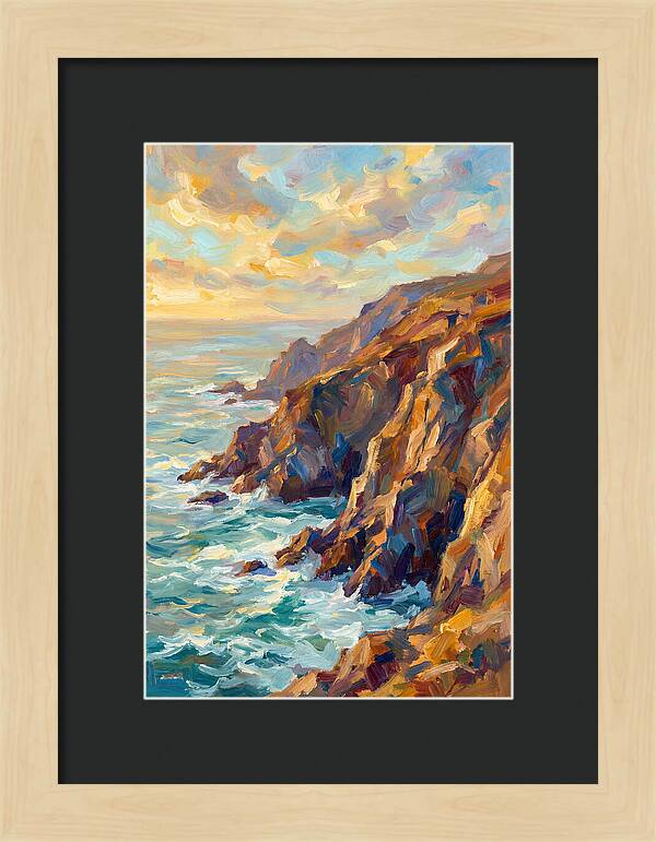 Cliffs Embraced By Twilight