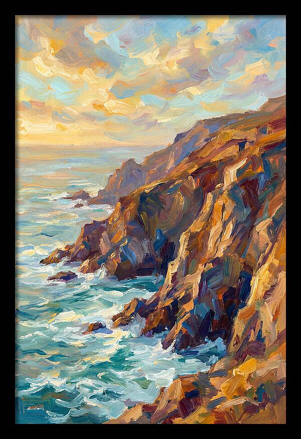 Cliffs Embraced By Twilight