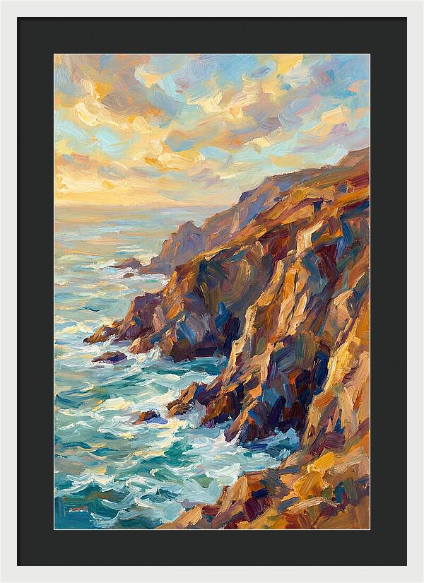 Cliffs Embraced By Twilight