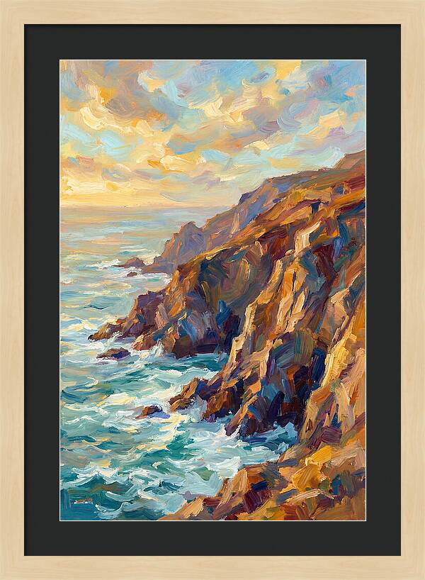 Cliffs Embraced By Twilight