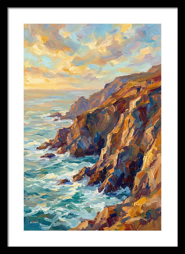 Cliffs Embraced By Twilight