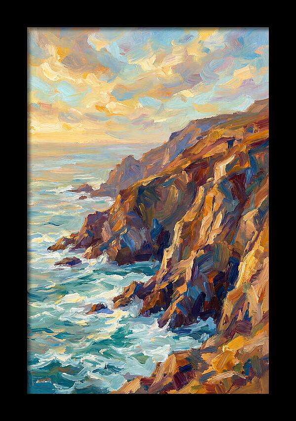 Cliffs Embraced By Twilight