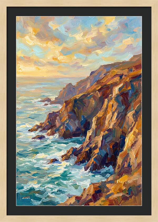 Cliffs Embraced By Twilight