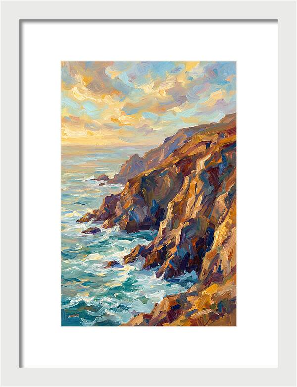 Cliffs Embraced By Twilight