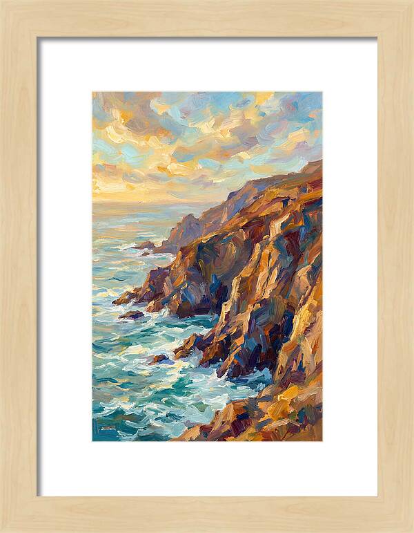 Cliffs Embraced By Twilight