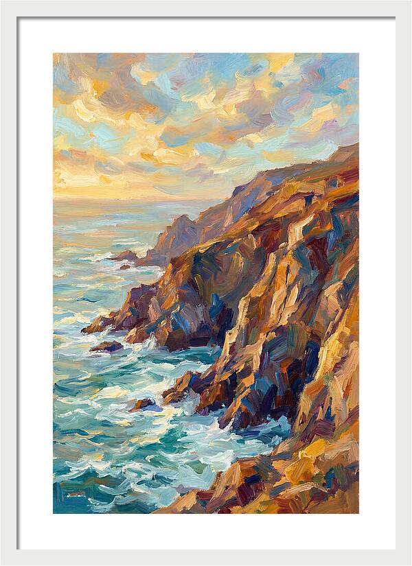 Cliffs Embraced By Twilight