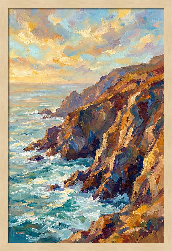 Cliffs Embraced By Twilight