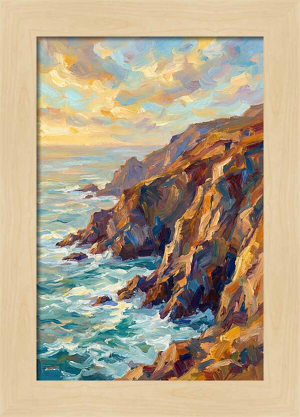Cliffs Embraced By Twilight