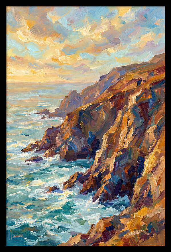 Cliffs Embraced By Twilight