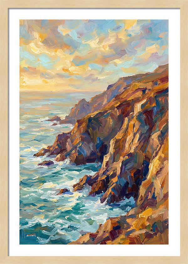 Cliffs Embraced By Twilight