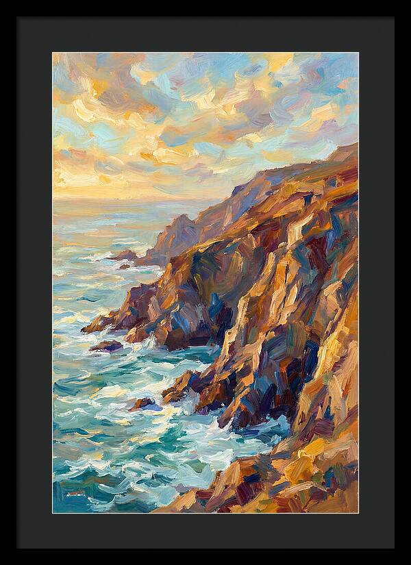 Cliffs Embraced By Twilight