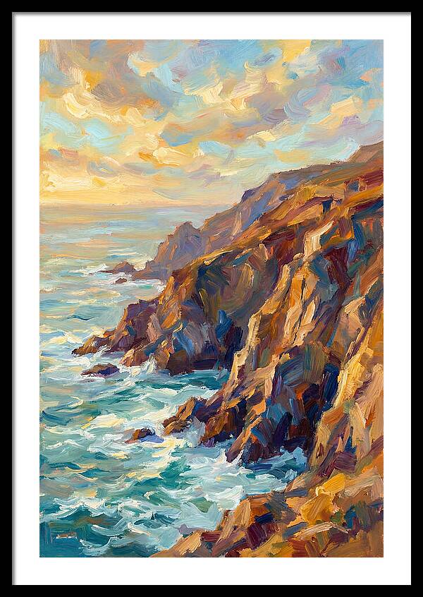 Cliffs Embraced By Twilight