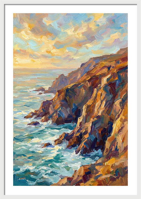 Cliffs Embraced By Twilight