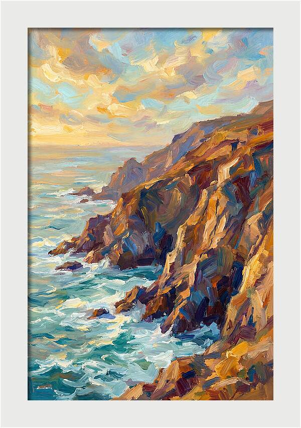 Cliffs Embraced By Twilight