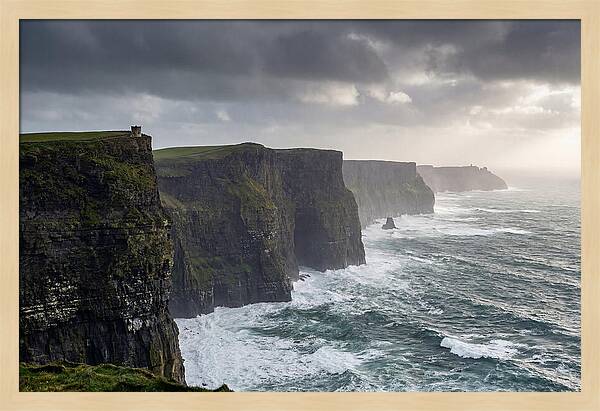 Cliffs Of Moher Along The Coast