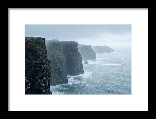 Cliffs Of Moher Under Misty Skies