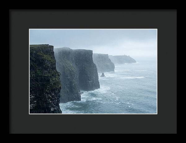 Cliffs Of Moher Under Misty Skies