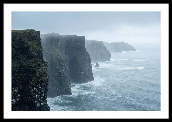 Cliffs Of Moher Under Misty Skies