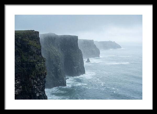 Cliffs Of Moher Under Misty Skies