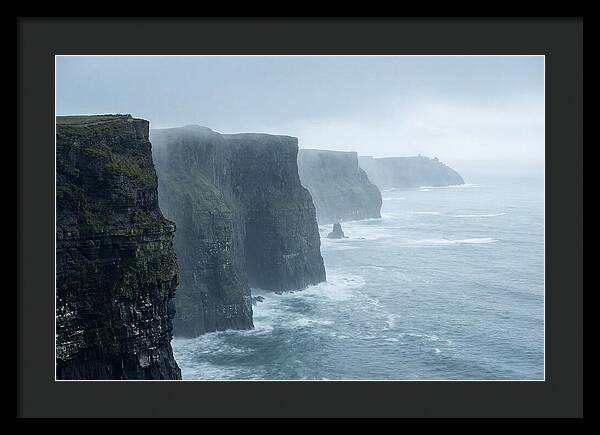 Cliffs Of Moher Under Misty Skies