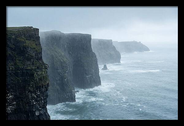 Cliffs Of Moher Under Misty Skies