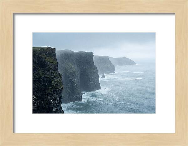 Cliffs Of Moher Under Misty Skies