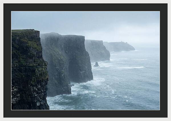 Cliffs Of Moher Under Misty Skies