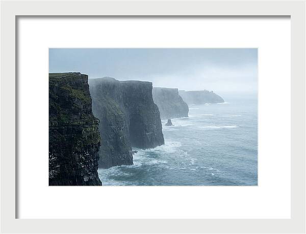 Cliffs Of Moher Under Misty Skies