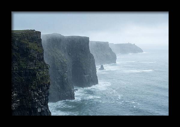 Cliffs Of Moher Under Misty Skies