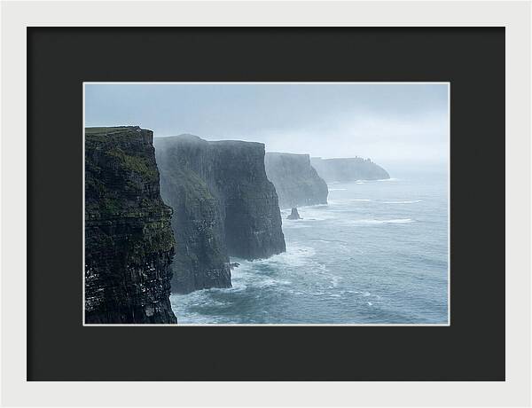 Cliffs Of Moher Under Misty Skies