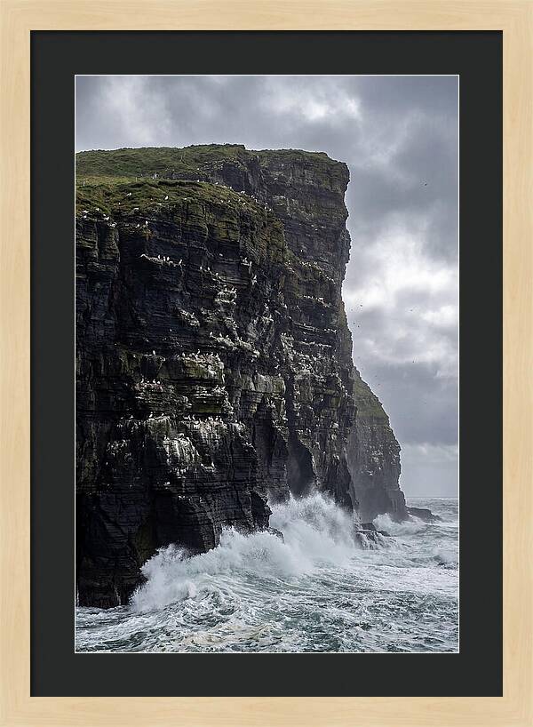 Cliffs Of Moher Under Stormy Skies