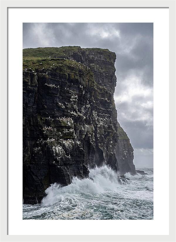 Cliffs Of Moher Under Stormy Skies