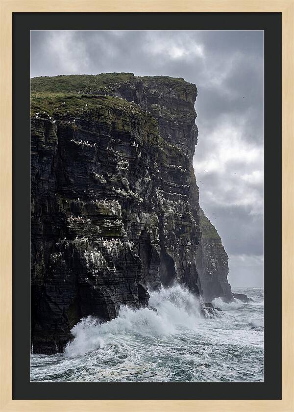 Cliffs Of Moher Under Stormy Skies