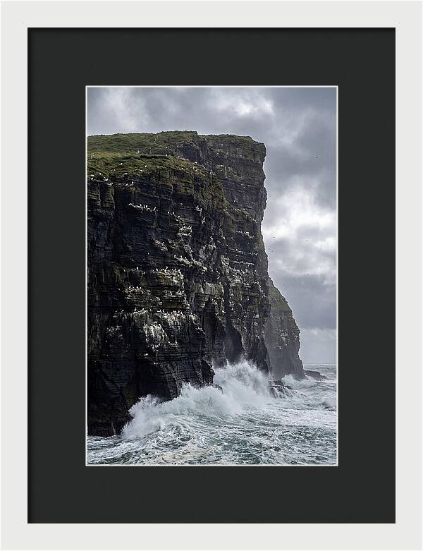 Cliffs Of Moher Under Stormy Skies