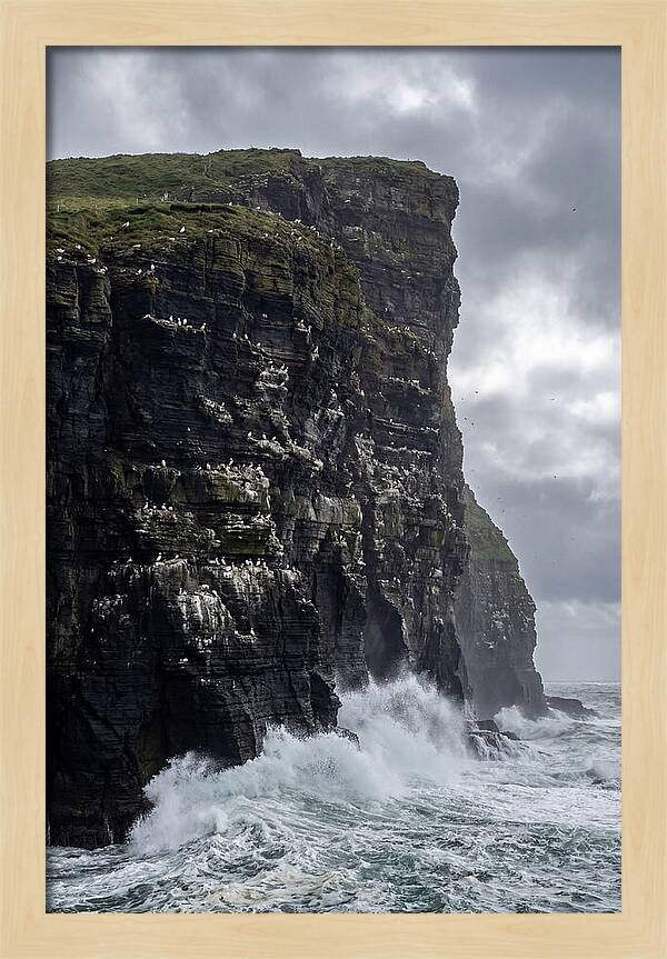 Cliffs Of Moher Under Stormy Skies
