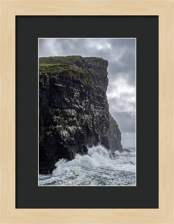 Cliffs Of Moher Under Stormy Skies