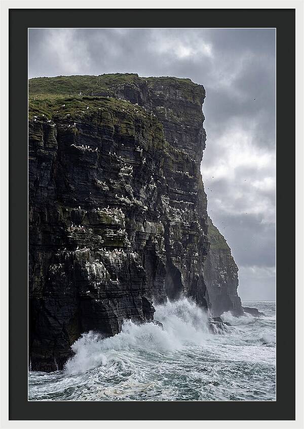 Cliffs Of Moher Under Stormy Skies