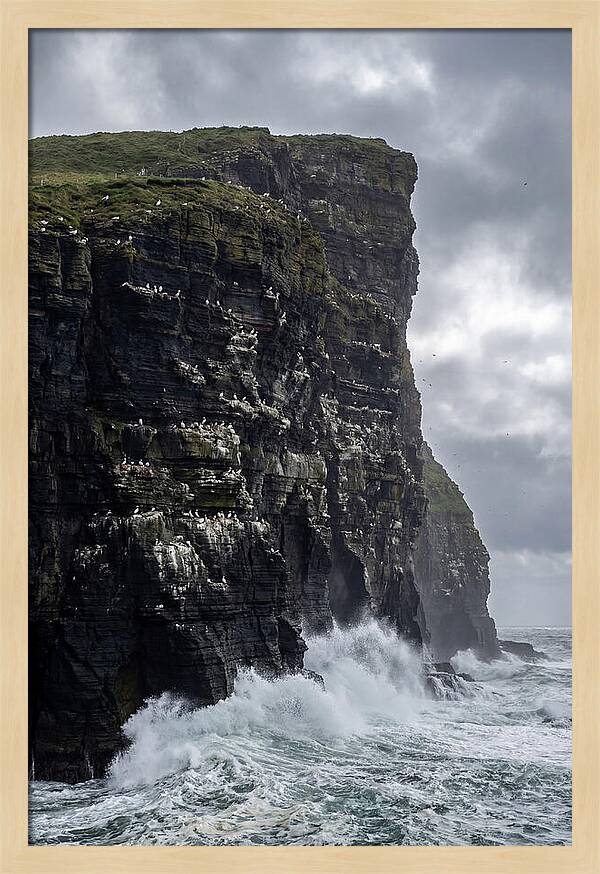 Cliffs Of Moher Under Stormy Skies