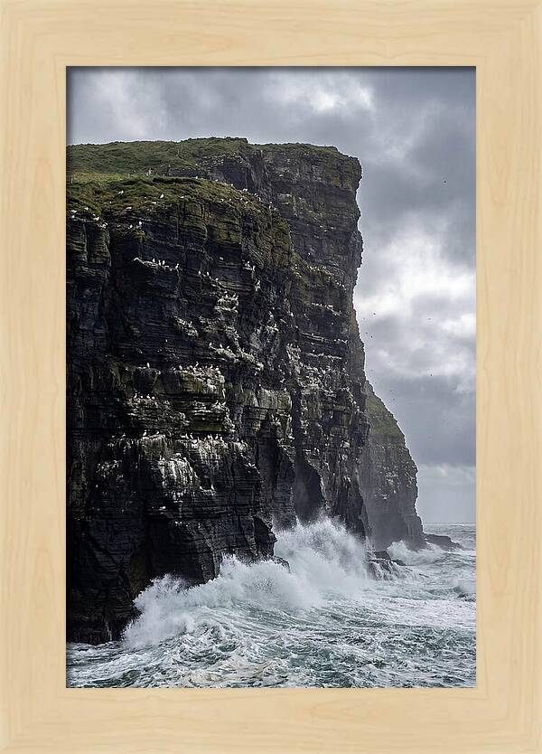Cliffs Of Moher Under Stormy Skies