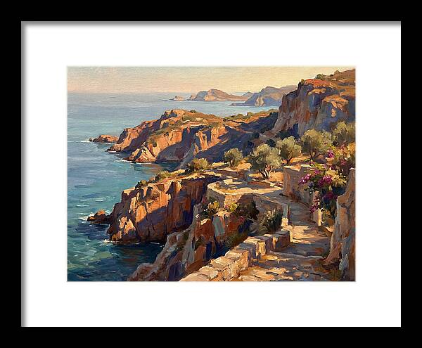 Cliffside Serenity Along The Mediterranean