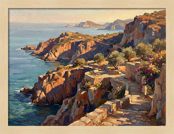 Cliffside Serenity Along The Mediterranean