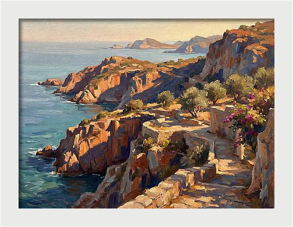 Cliffside Serenity Along The Mediterranean
