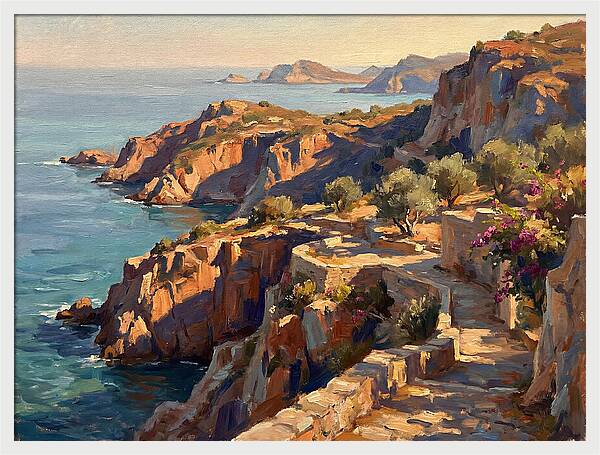 Cliffside Serenity Along The Mediterranean